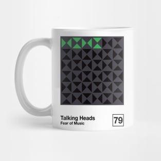 Fear Of Music / Minimalist Style Graphic Artwork Design Mug